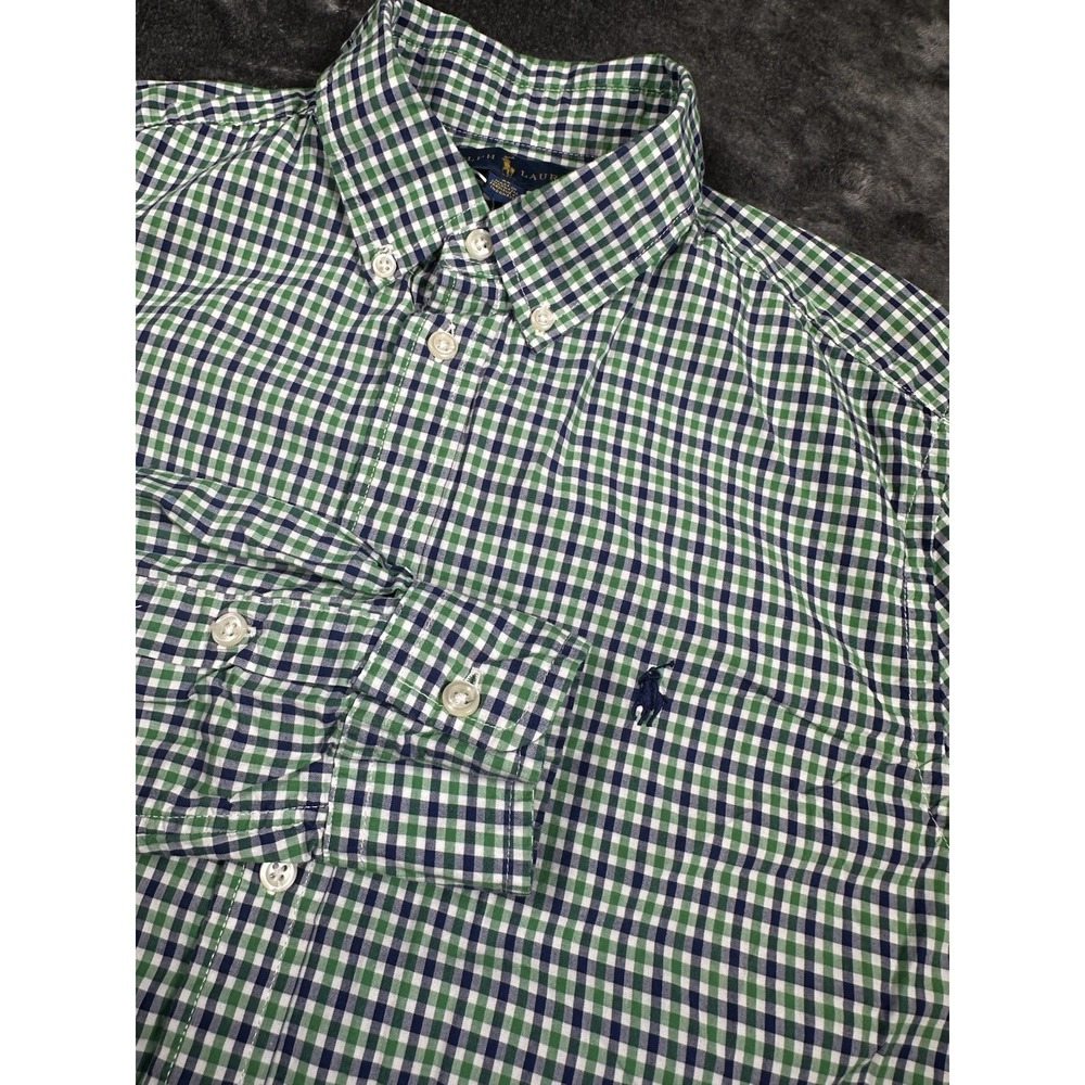 Polo Ralph Lauren Shirt Boys 20 Long Sleeve‎ Cotton Lightweight